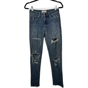 One x OneTeaspoon Size 26 Distressed Skinny Jeans Versatile Classic 90's